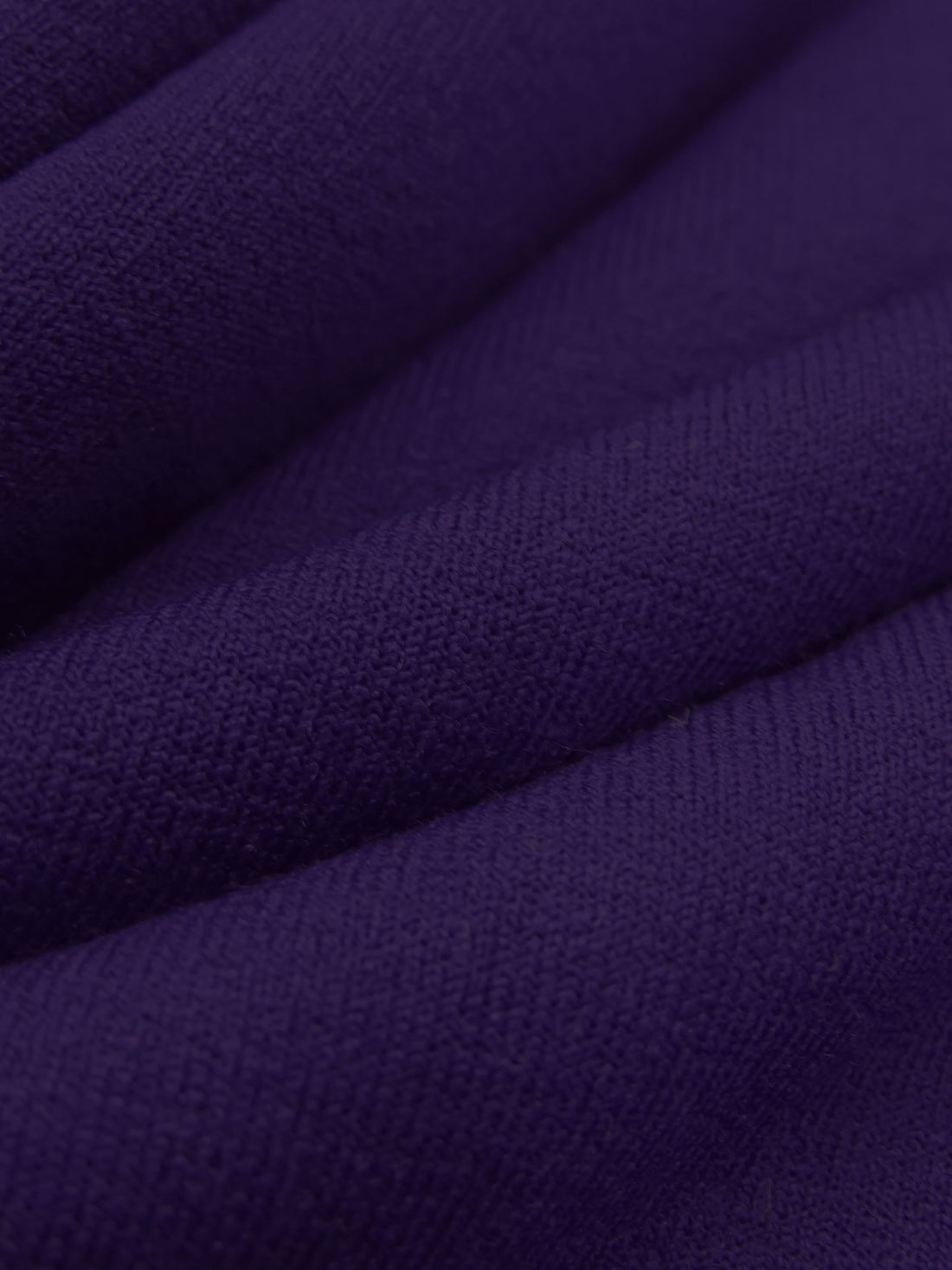 Russian Violet Polyester/Nylon/Spandex Power Stretch Sweatshirt Fleece - Polartec - 64W