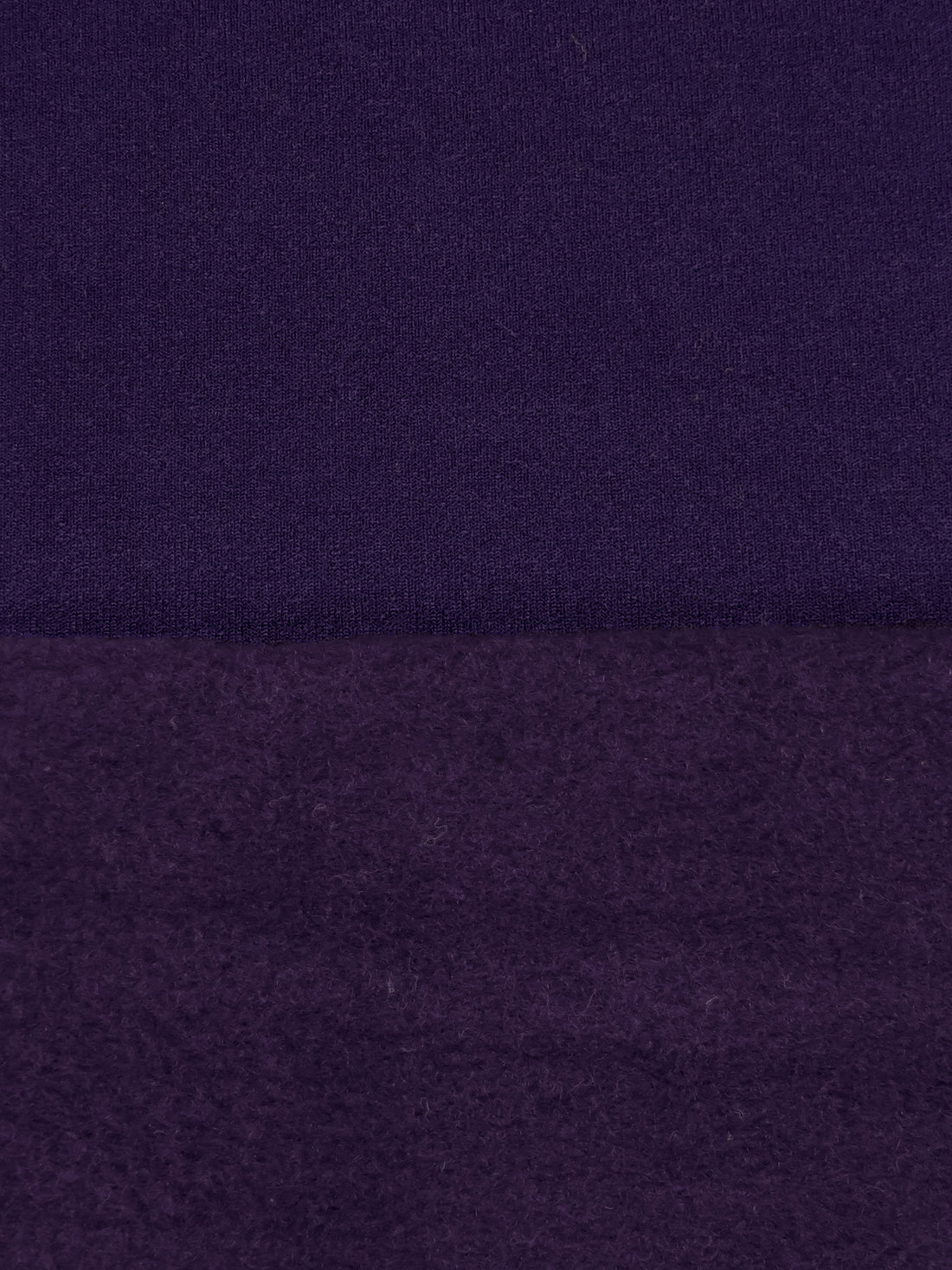 Russian Violet Polyester/Nylon/Spandex Power Stretch Sweatshirt Fleece - Polartec - 64W