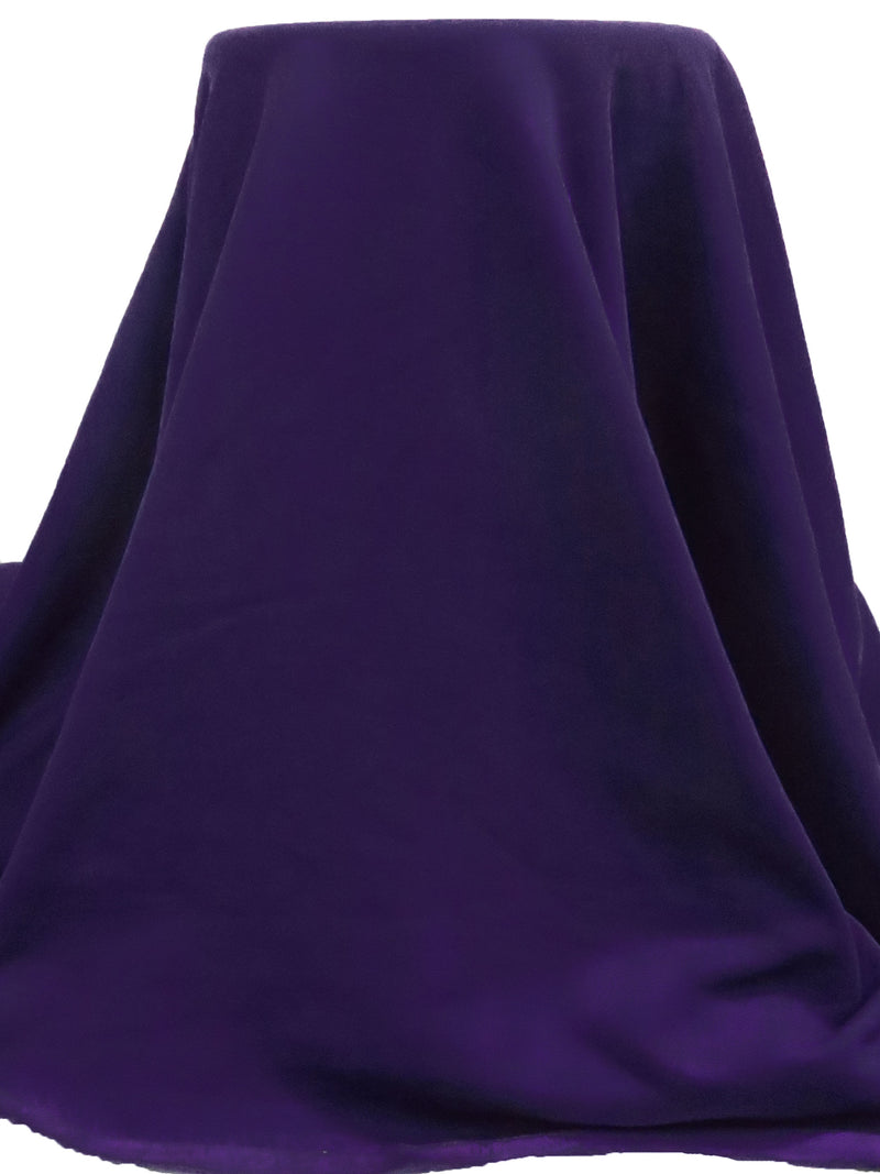 Russian Violet Polyester/Nylon/Spandex Power Stretch Sweatshirt Fleece - Polartec - 64W
