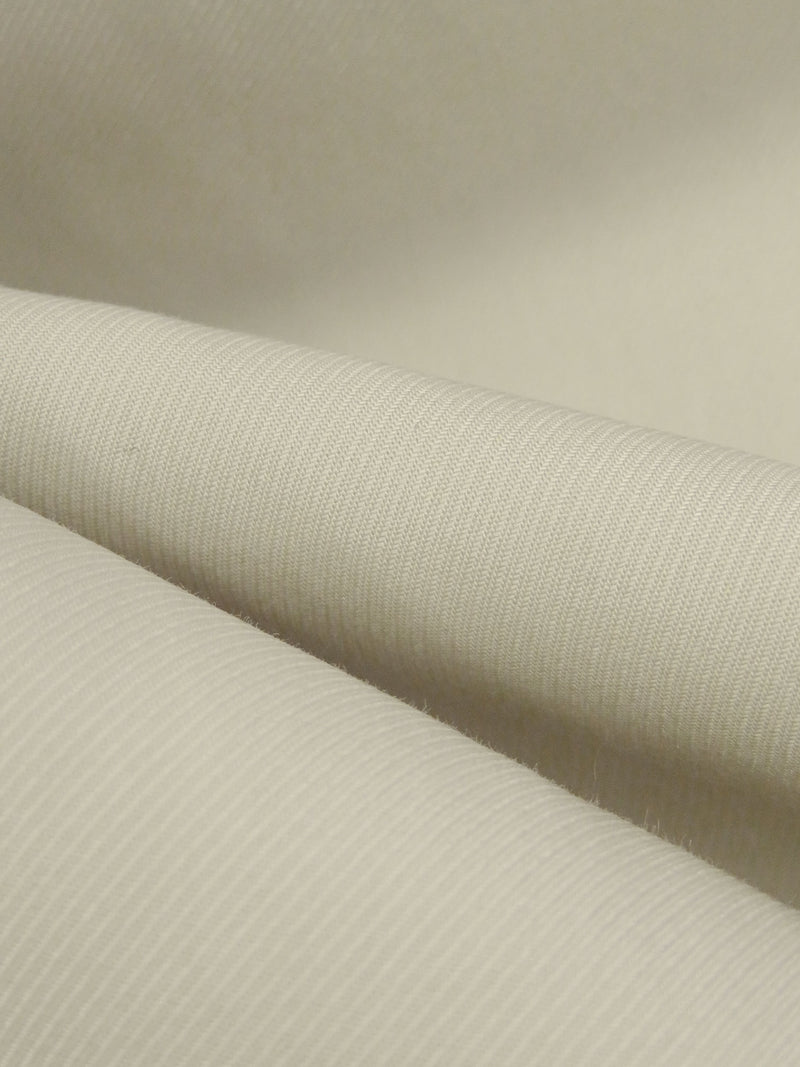 Soft Mushroom 100% Cotton Satin Twill Shirting - NY Designer - 58W