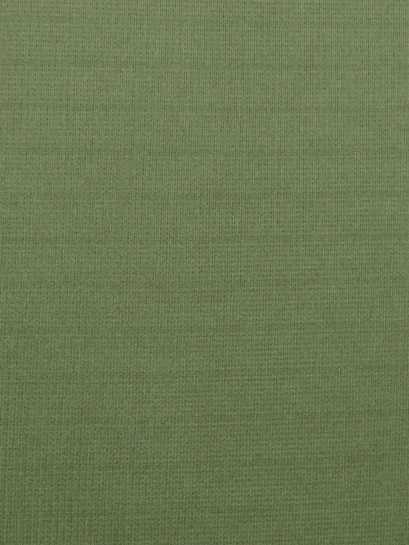 Verdun Green 100% Polyester Faint Shadow Stripe Performance Grid Activewear Knit - Polartec - 60W