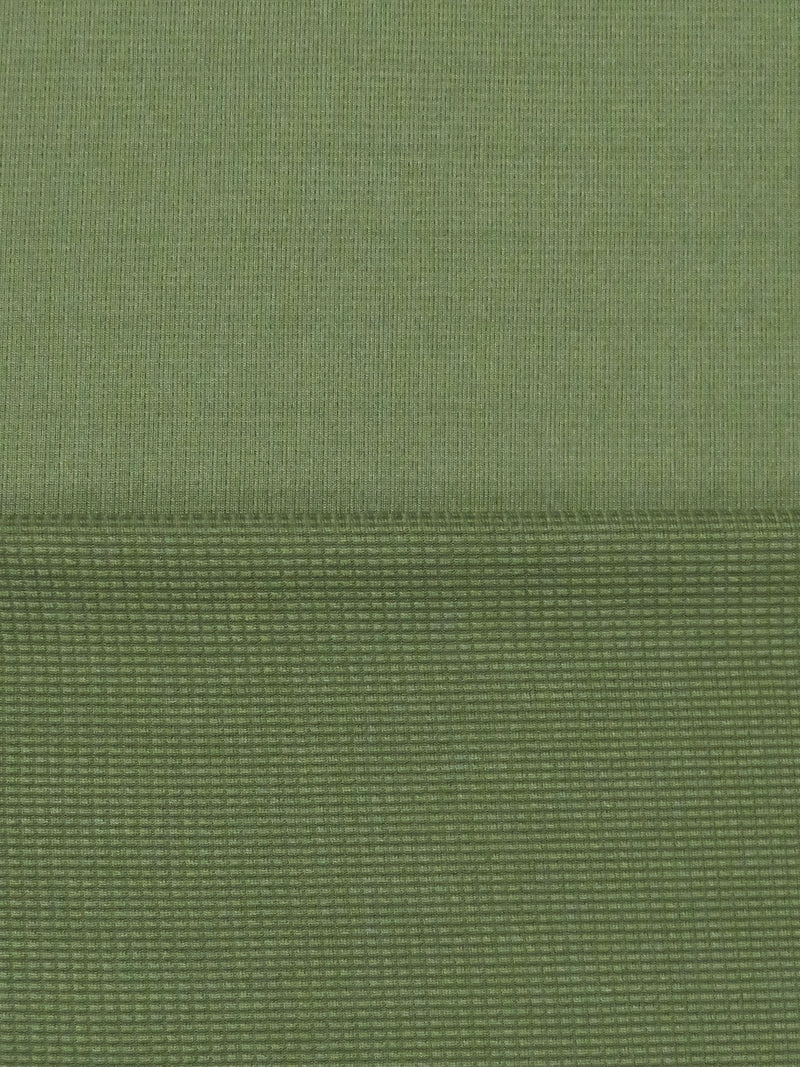 Verdun Green 100% Polyester Faint Shadow Stripe Performance Grid Activewear Knit - Polartec - 60W