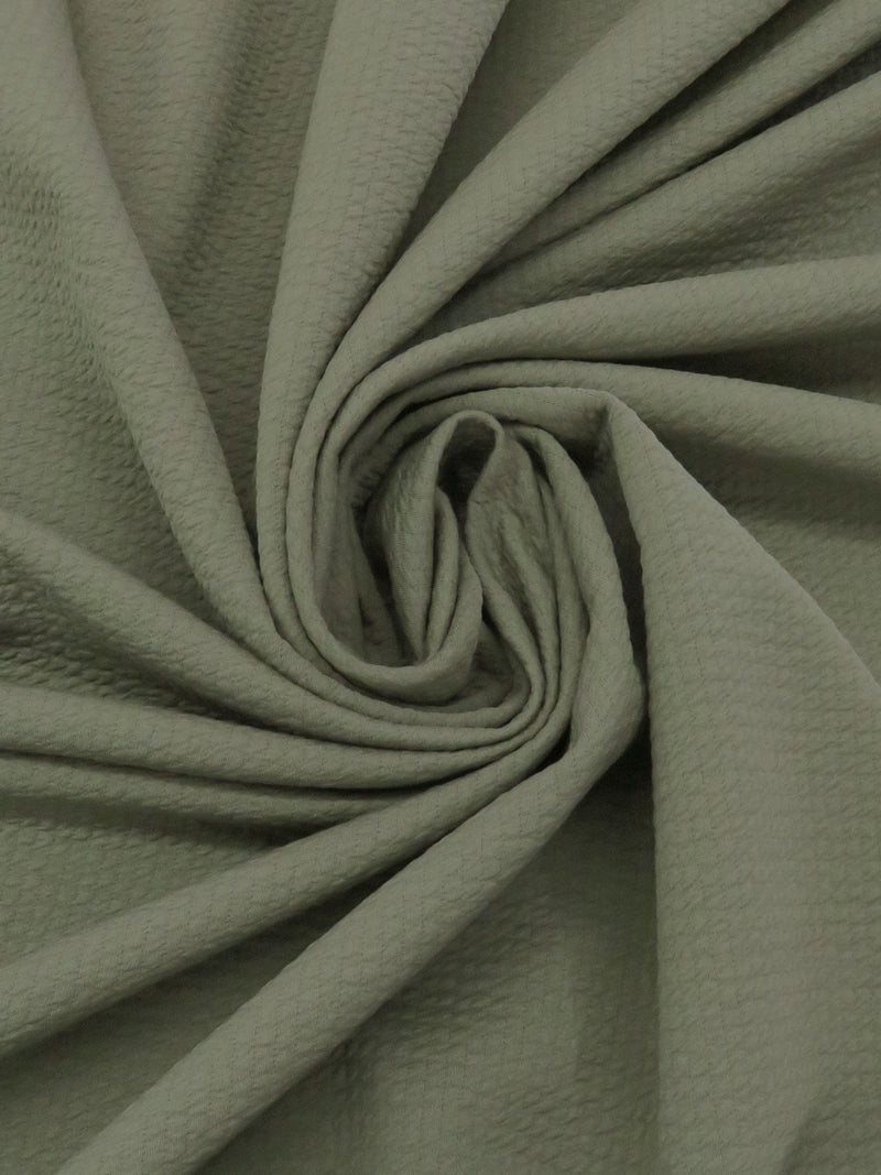 Muted Laurel Green 100% Polyester Power Air Grid Double Knit - Polartec - 60W