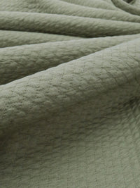 Muted Laurel Green 100% Polyester Power Air Grid Double Knit - Polartec - 60W