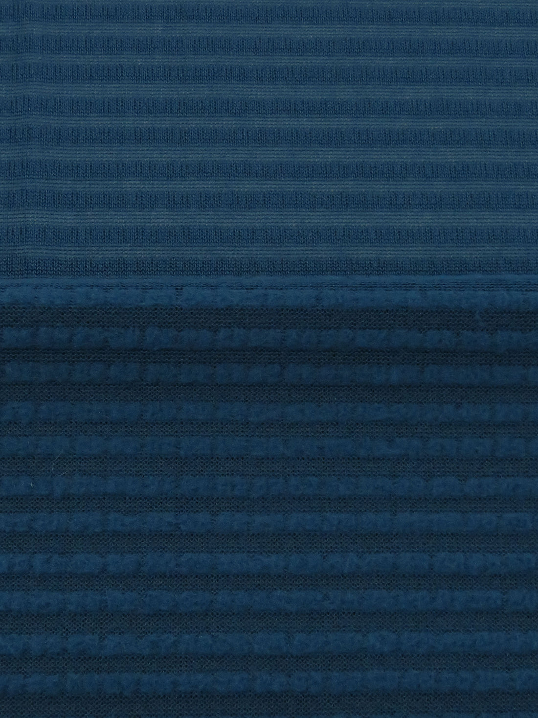Dark Imperial Blue Polyester/Spandex Power Grid Fleece Knit - Polartec - 60W