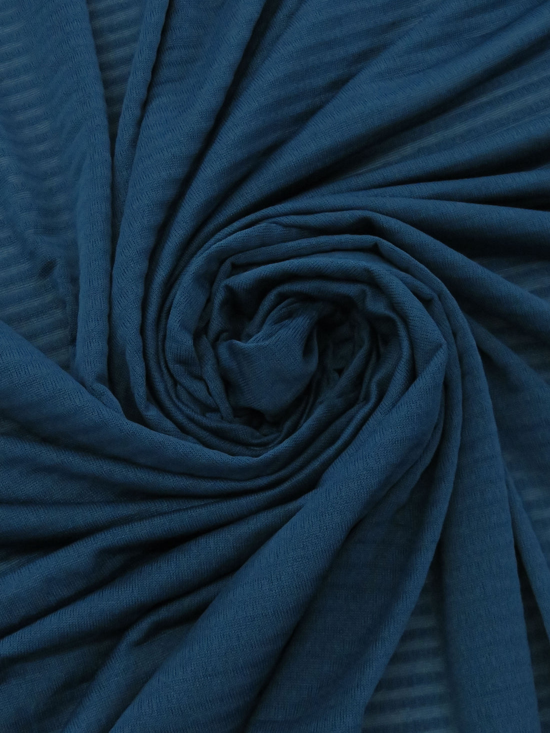 Dark Imperial Blue Polyester/Spandex Power Grid Fleece Knit - Polartec - 60W