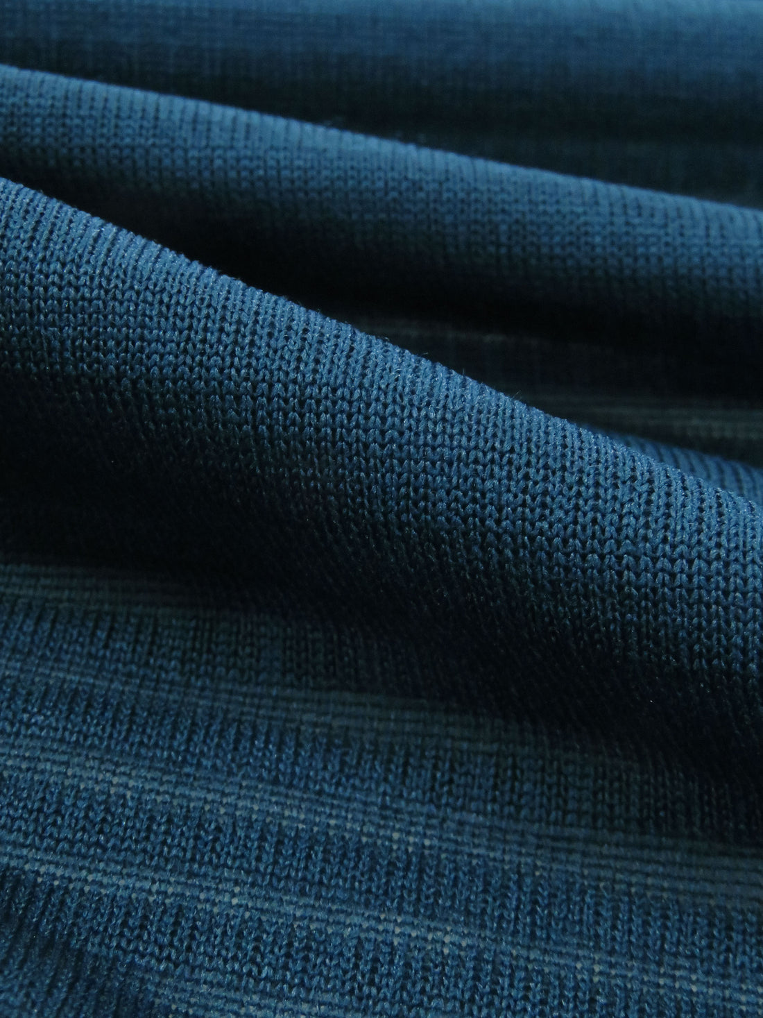 Dark Imperial Blue Polyester/Spandex Power Grid Fleece Knit - Polartec - 60W