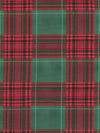 Evergreen/Cherry Red/Currant/Multi Polyester/Lycra Plaid Print Double Brushed Knit 58W