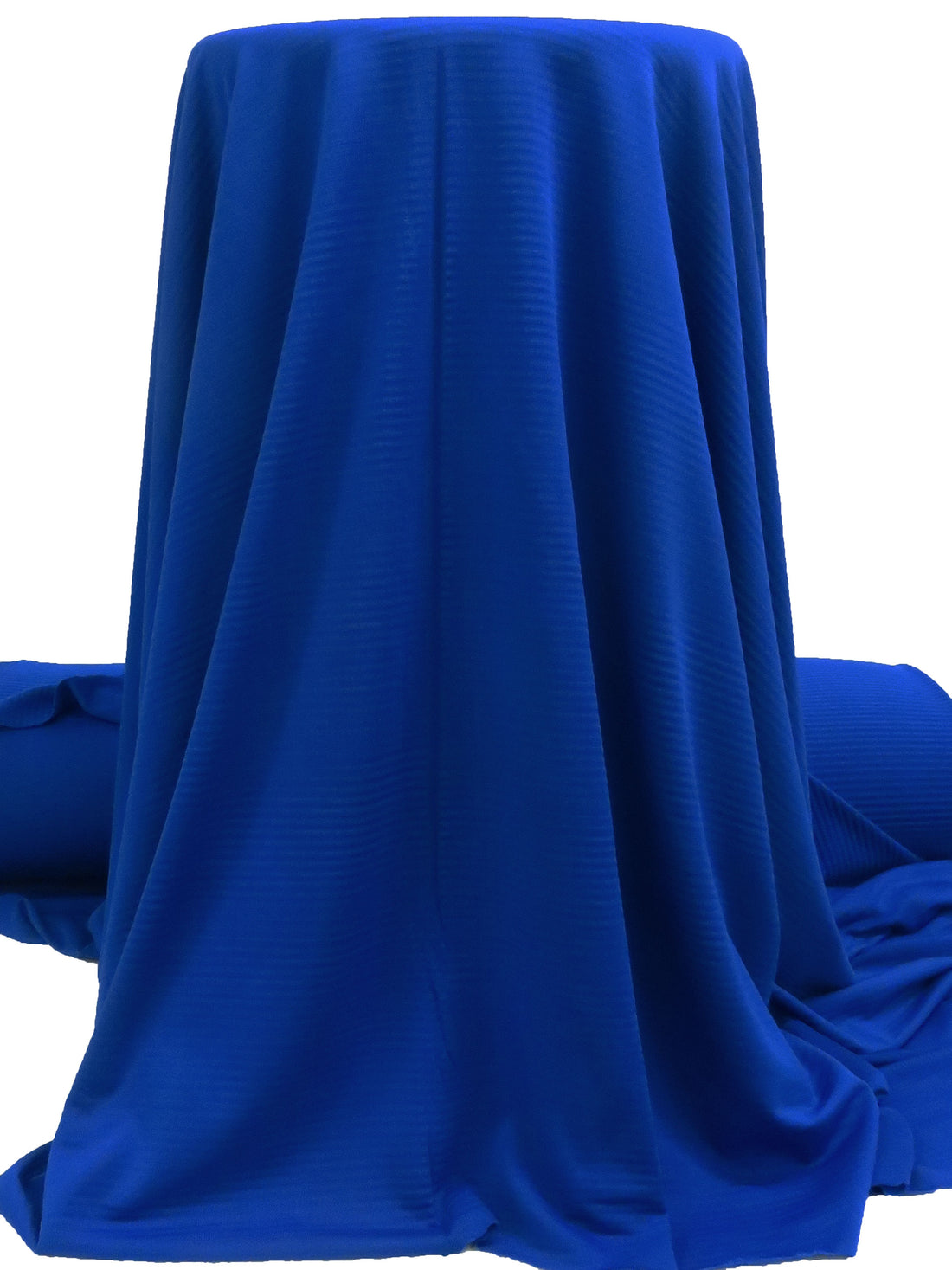 Resolution Blue Polyester/Spandex Power Grid Fleece Knit - Polartec - 62W