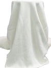 White Bamboo/Cotton Tubular Sweatshirt Fleece 29W
