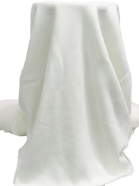 White Bamboo/Cotton Tubular Sweatshirt Fleece 29W