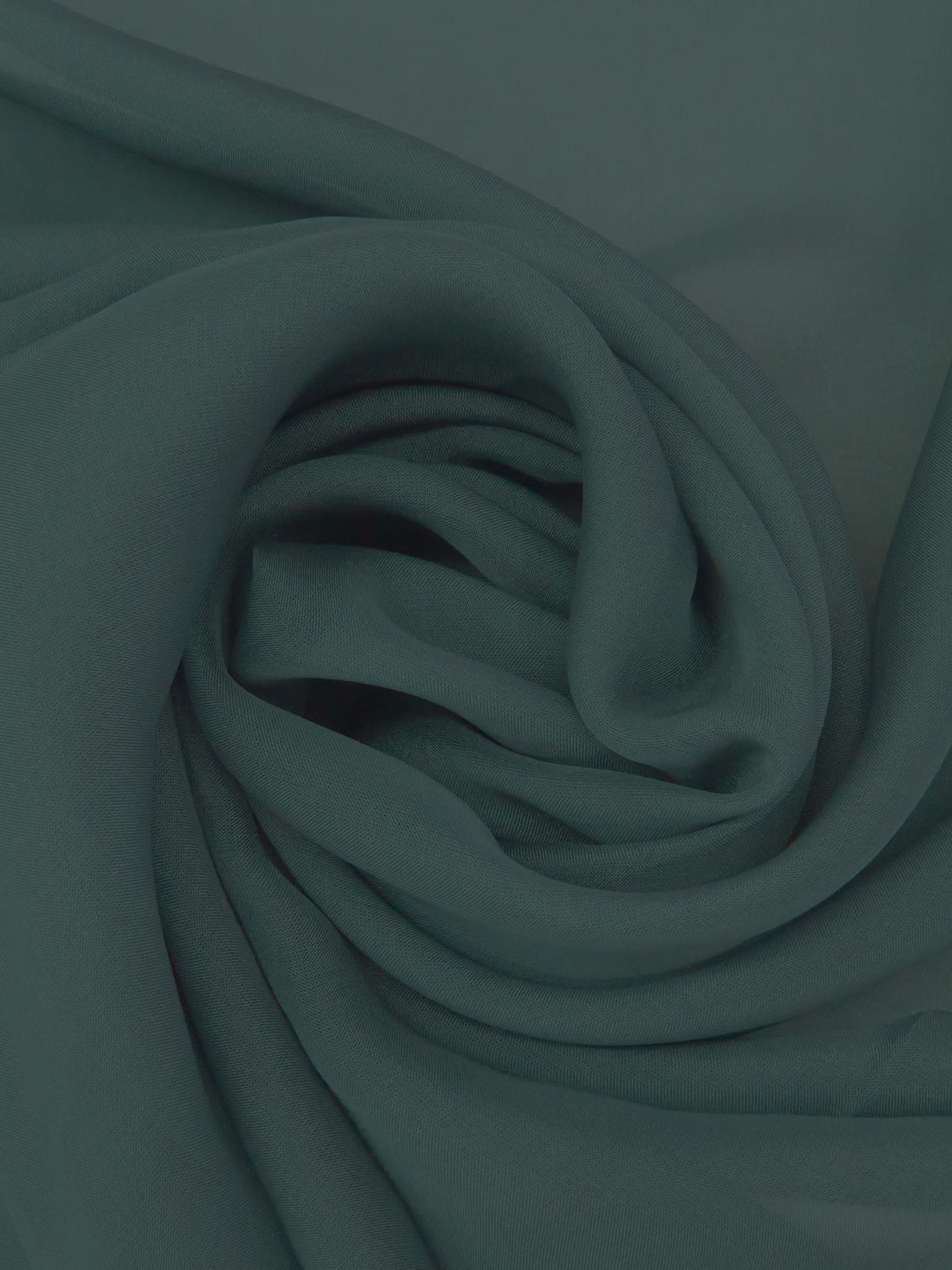 Pacific Sea Teal 100% Silk Habotai - NY Designer - 52W