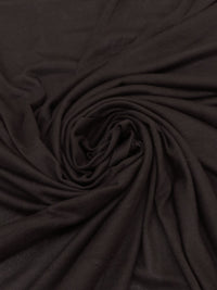 Dark Chocolate Brown Cotton/Rayon Sweater Jersey Knit 48W