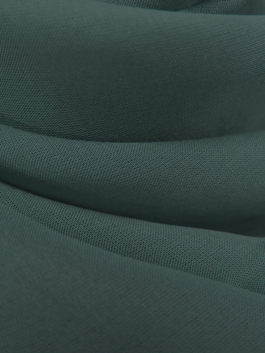 Pacific Sea Teal 100% Silk Habotai - NY Designer - 52W