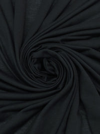 Raven Black 100% Cotton Jersey Knit 44W