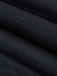 Raven Black 100% Cotton Jersey Knit 44W