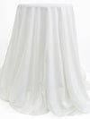 White Rayon/Lycra Jersey Knit - Famous Dress Designer - 56W