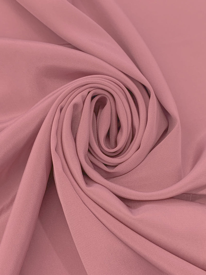 Parrot Pink 100% Silk Crepe de Chine - NY Designer - 42W