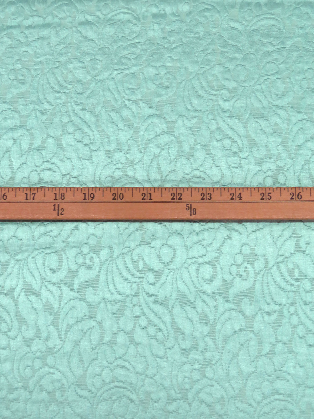 Pale Robins Egg Acetate/Cotton/Rayon Ornate Weave Brocade - Imported From Italy - 55W