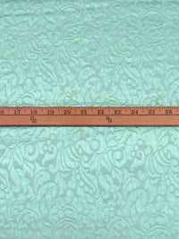 Pale Robins Egg Acetate/Cotton/Rayon Ornate Weave Brocade - Imported From Italy - 55W