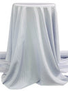 Palest Sky Blue 100% Silk Crepe de Chine - NY Designer - 42W