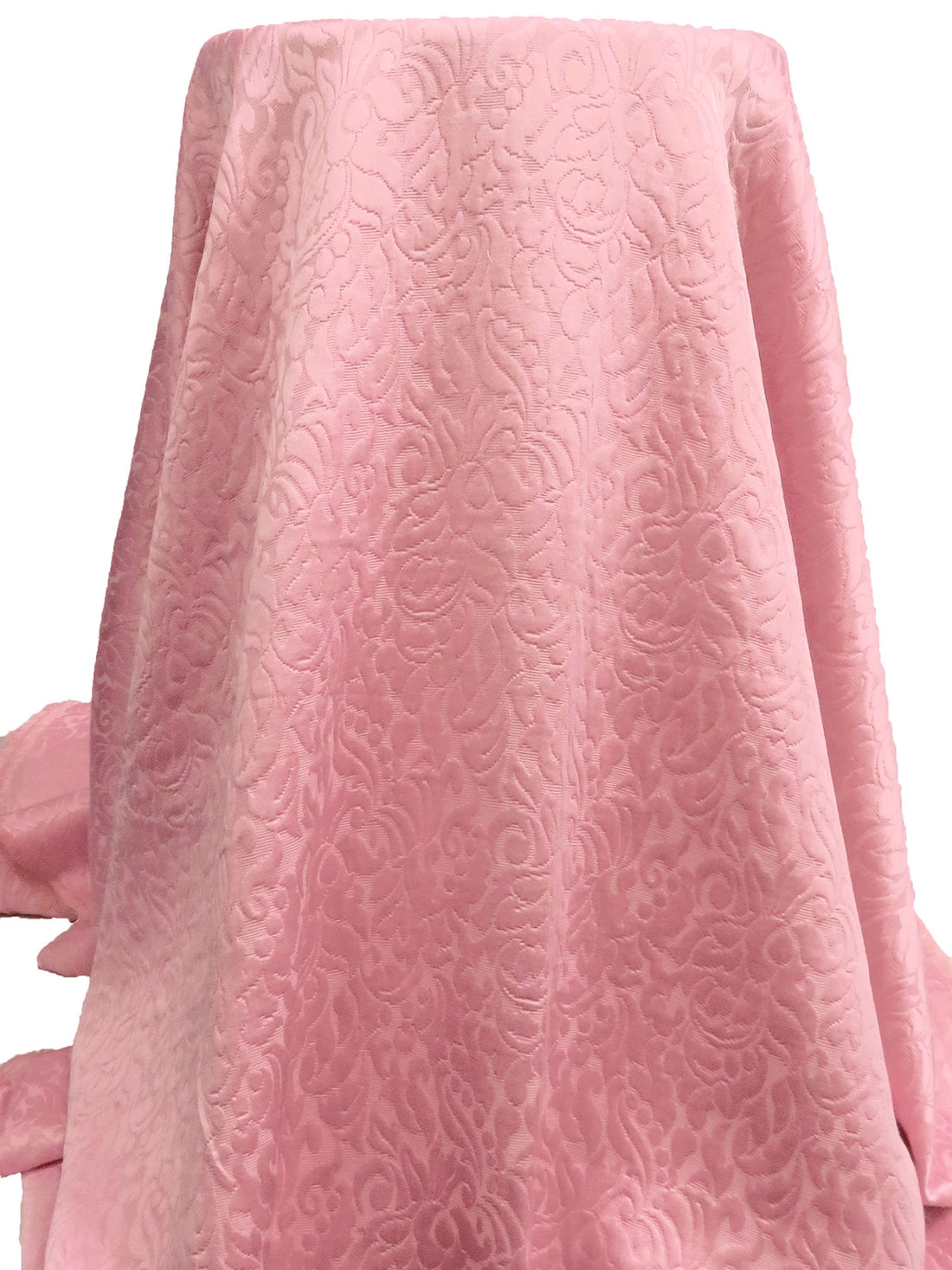 Light Pink Acetate/Cotton/Rayon Ornate Weave Brocade - Imported From Italy - 55W