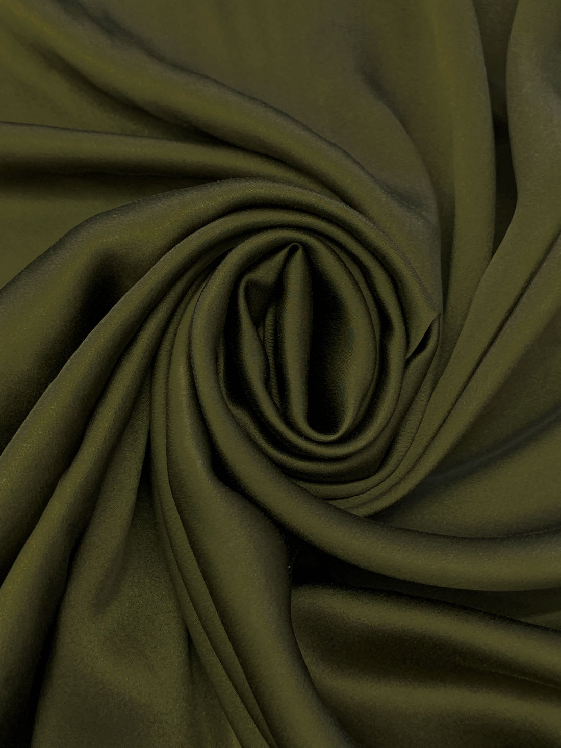 Rifle Green 100% Silk Charmeuse - NY Designer - 42W