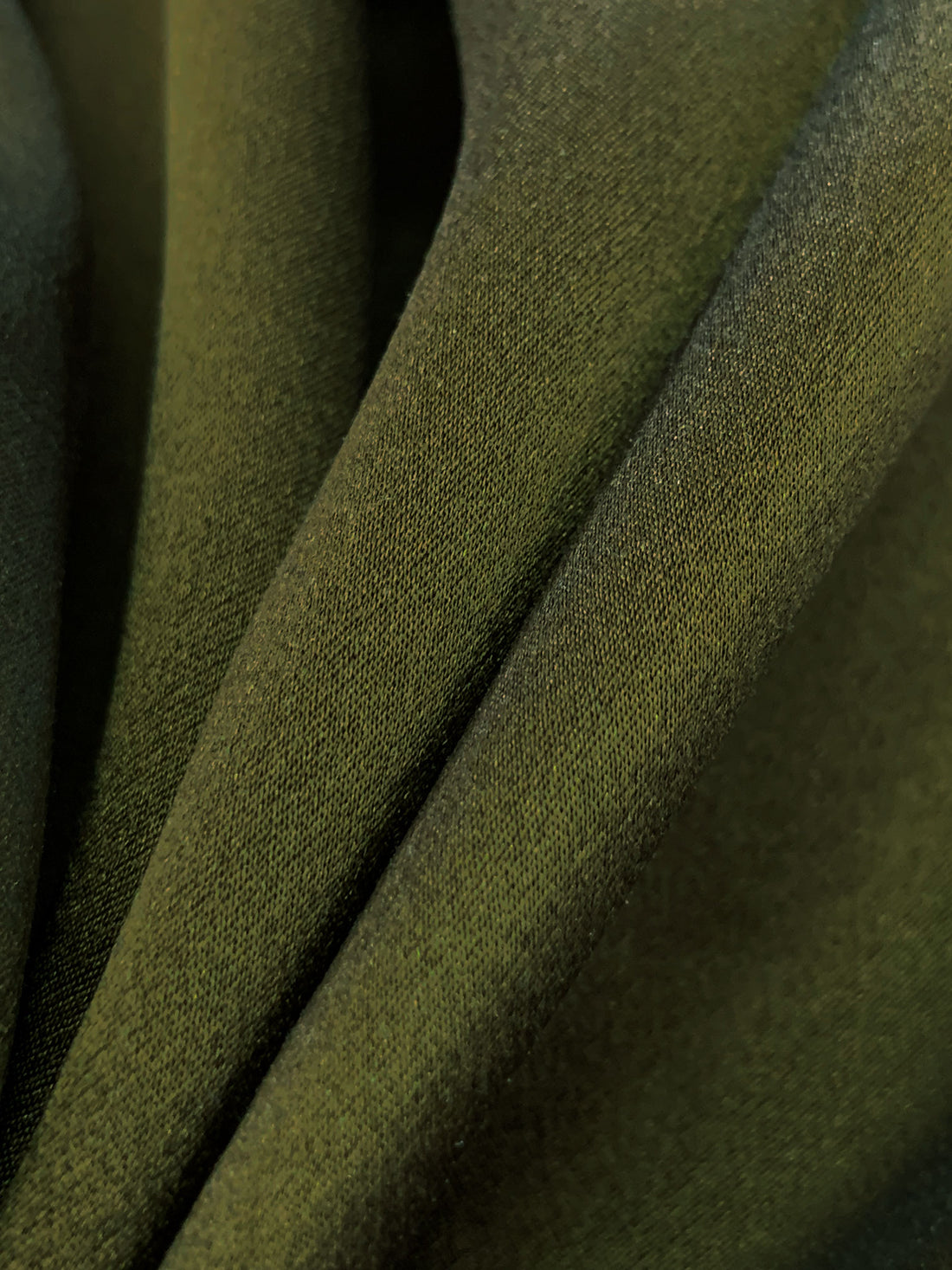 Rifle Green 100% Silk Charmeuse - NY Designer - 42W