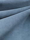 Steel Blue Sueded Interfaced Leather Skin - 5-7 Square Feet