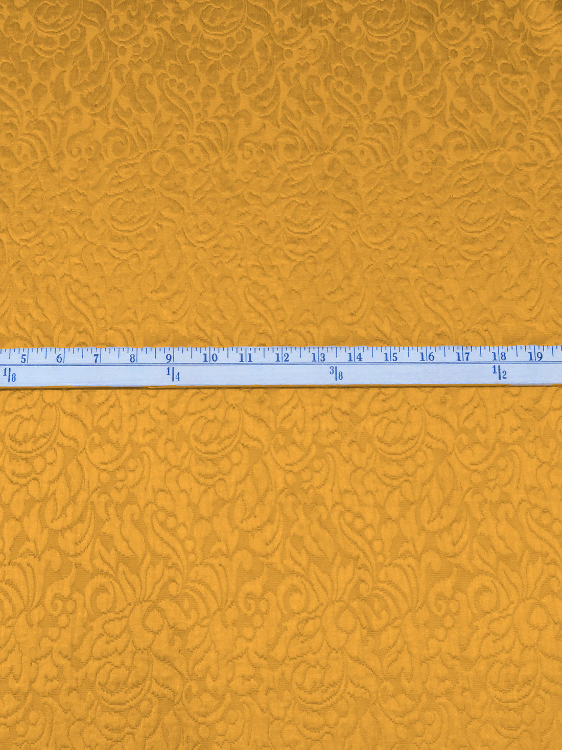 Golden Yellow Acetate/Cotton/Rayon Ornate Weave Brocade - Imported From Italy - 55W
