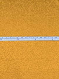 Golden Yellow Acetate/Cotton/Rayon Ornate Weave Brocade - Imported From Italy - 55W