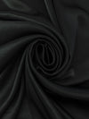 Black 100% Silk Charmeuse - NY Designer - 42W
