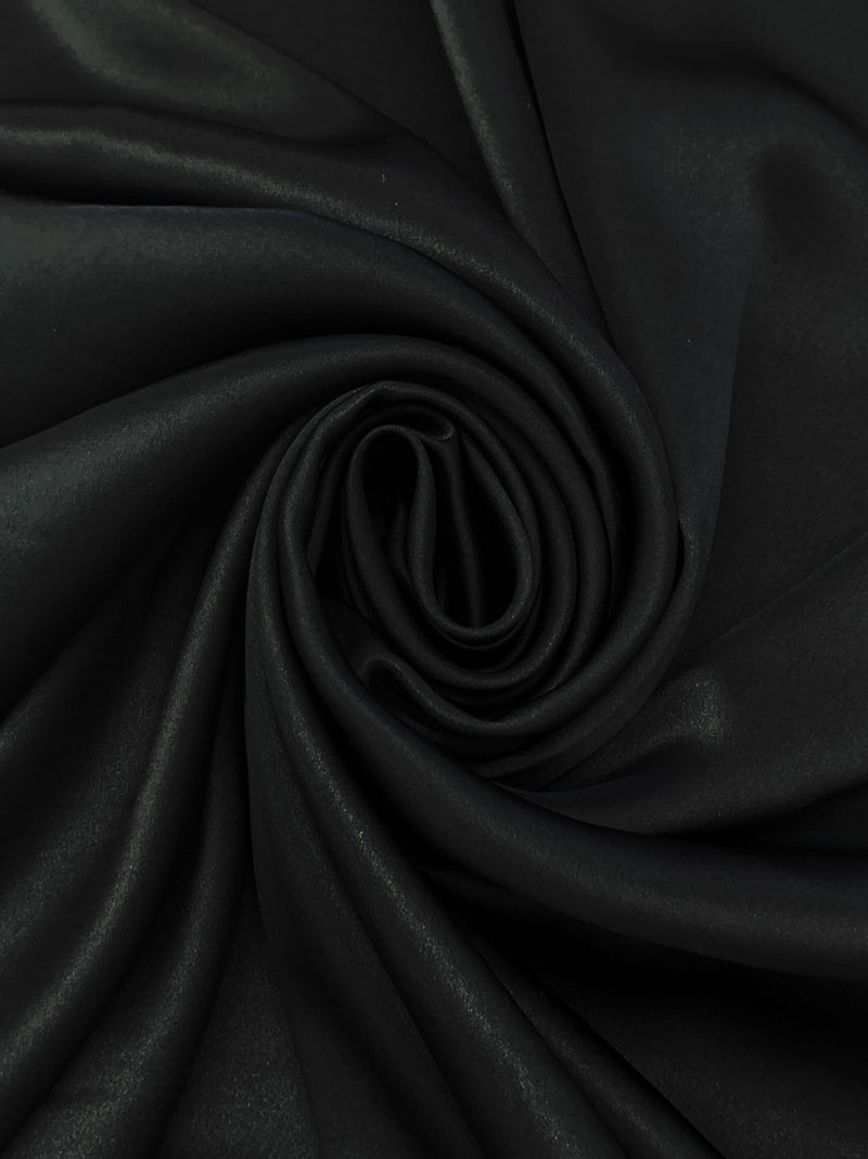 Black 100% Silk Charmeuse - NY Designer - 42W