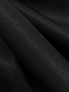 Black 100% Silk Charmeuse - NY Designer - 42W