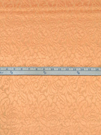 Mellow Apricot Acetate/Cotton/Rayon Ornate Weave Brocade - Imported From Italy - 55W