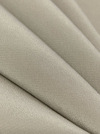 Stone Gray 100% Silk Crepe de Chine - NY Designer - 42W