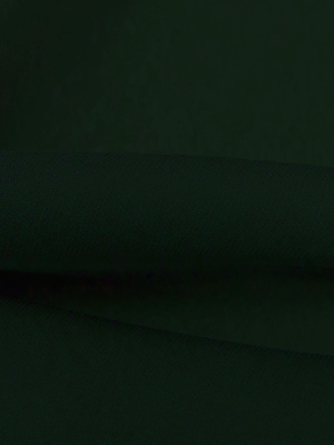 Dark Phthalo Green 100% Silk Double Georgette - NY Designer - 42W