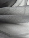 Dim Gray 100% Silk Organza - NY Designer - 41W