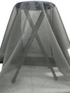 Dim Gray 100% Silk Organza - NY Designer - 41W