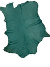 Dark Jade Green Leather Skin - 5-7 Square Feet