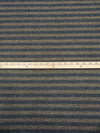 Dark Anchor Gray/Gold Rayon/Cotton/Metallic Horizontal Foil Stripe Weave Tissue Jersey Knit 64W