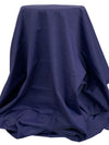 Blueberry Cotton/Lycra Stretch Sateen Bottom Weight Woven - Famous Dress Designer - 46W