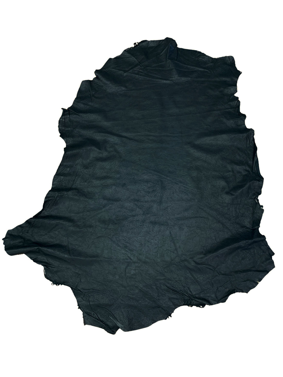 Rugged Black 100% Leather Skin - 6-7 Square Feet - LA Designer