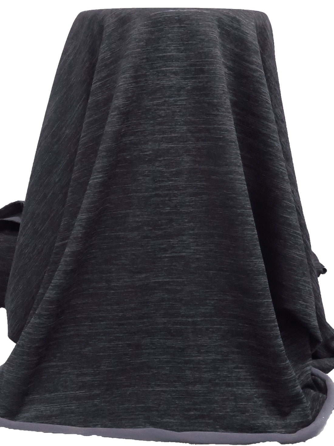 Dark Charcoal/Lavender Gray/Courtly Purple Polyester/Nylon/Spandex Space-Dyed Power Stretch Sweatshirt Fleece - Polartec - 60W