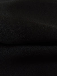 Warm Black Acetate/Rayon Crepe-Back Satin 53W