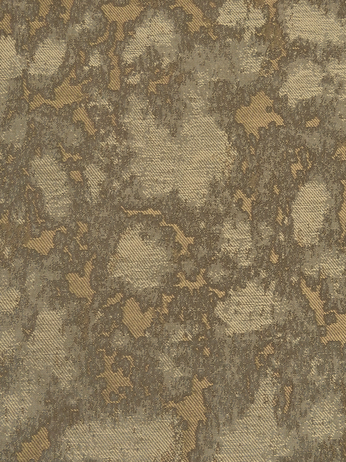 Sand/Pale Gold/Iwai Brown Polyester/Lurex Grunge Weave Jacquard - Imported From Italy - 56W