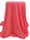 Fiery Rose Pink Polyester/Lycra Stretch Crepe - Famous Dress Designer - 58W