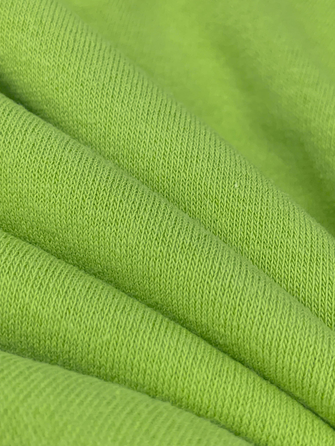 Spring Green Cotton/Polyester Terry Knit 62W