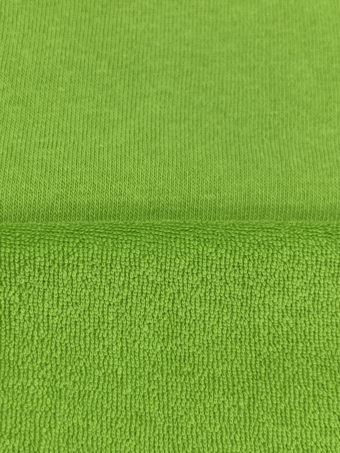 Spring Green Cotton/Polyester Terry Knit 62W