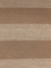 Lighit Taupe Brown/Dark Tan Polyester/Rayon Horizontal Stripe Sweater Jersey Knit 48W